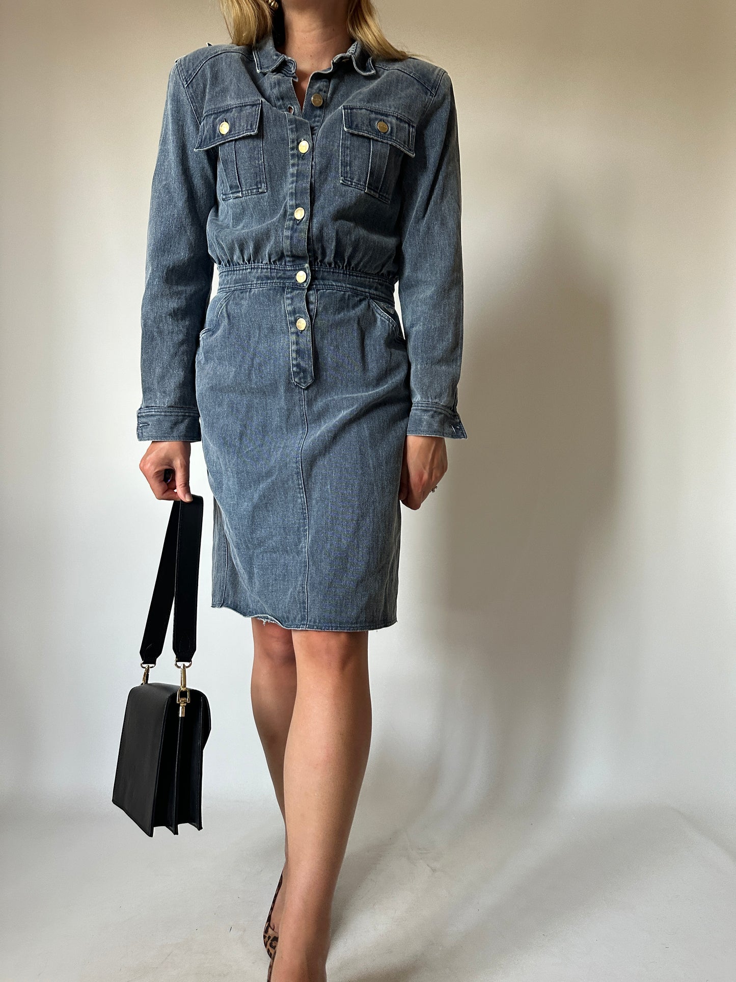 Unique denim dress