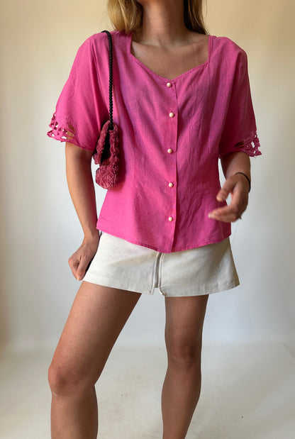 Romantic pink shirt