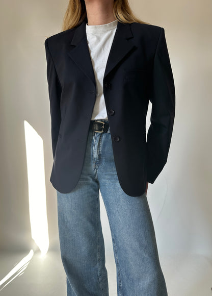 Indispensabile navy blazer-nuovo con etichetta