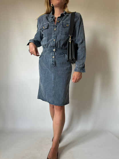 Unique denim dress