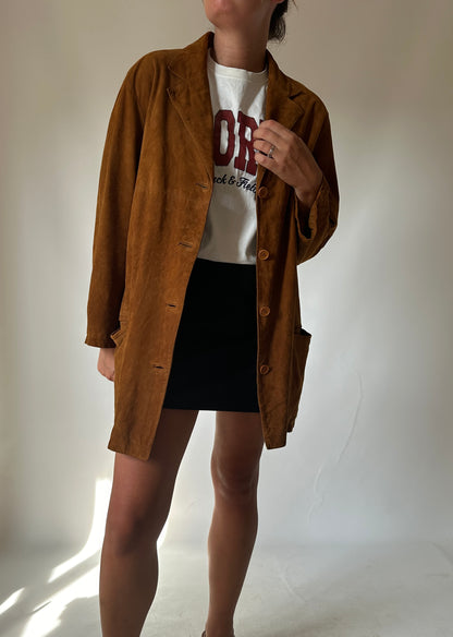 Light suede jacket