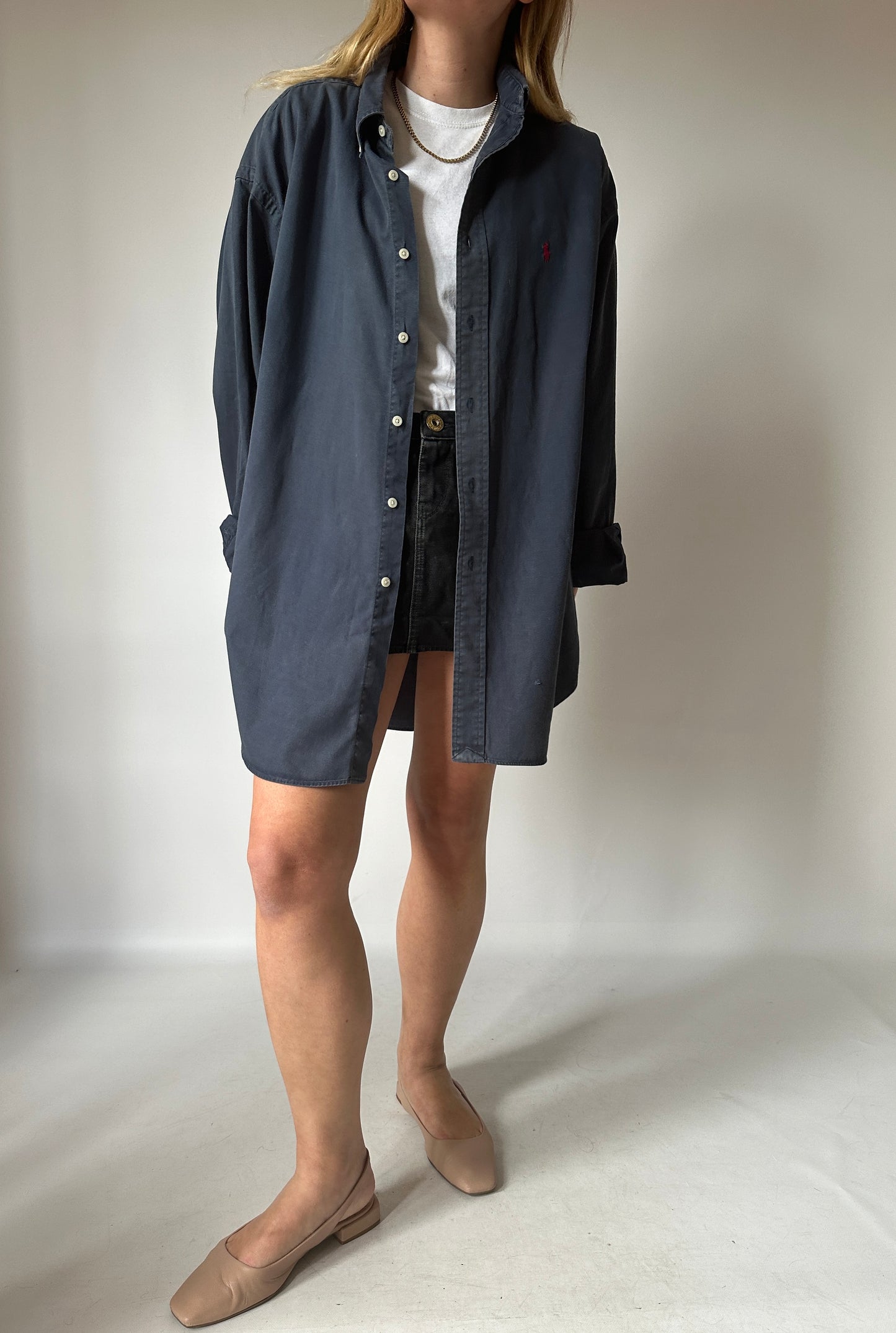 Ralph Lauren blue oversize shirt