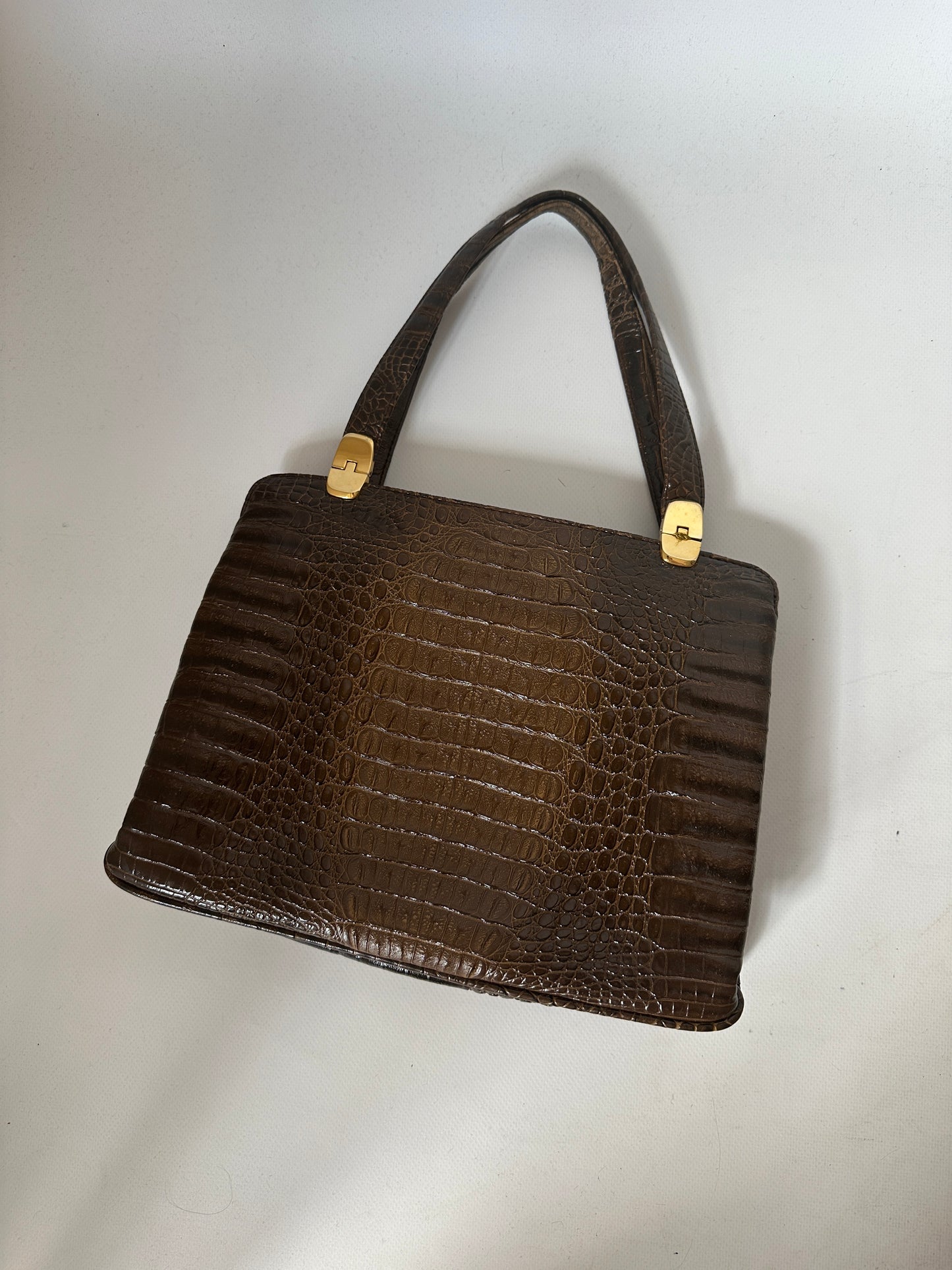 Croco square bag - new