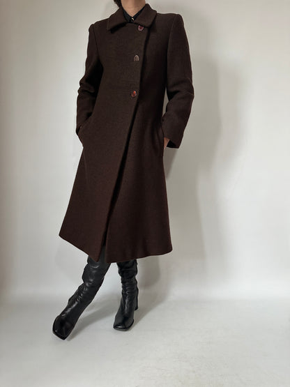 Roccobarocco virgin wool coat