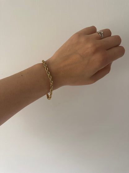 Bracciale torchon gold