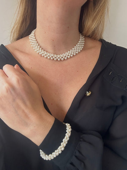 Choker perle vintage