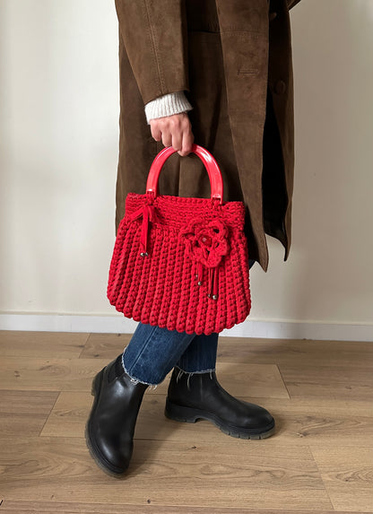 Boho crochet bag