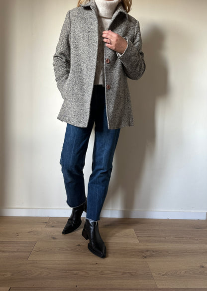 Blunauta 100% wool herringbone coat