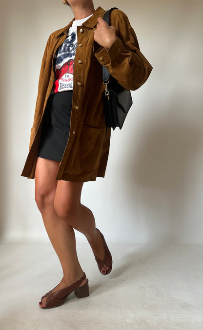 Light suede jacket