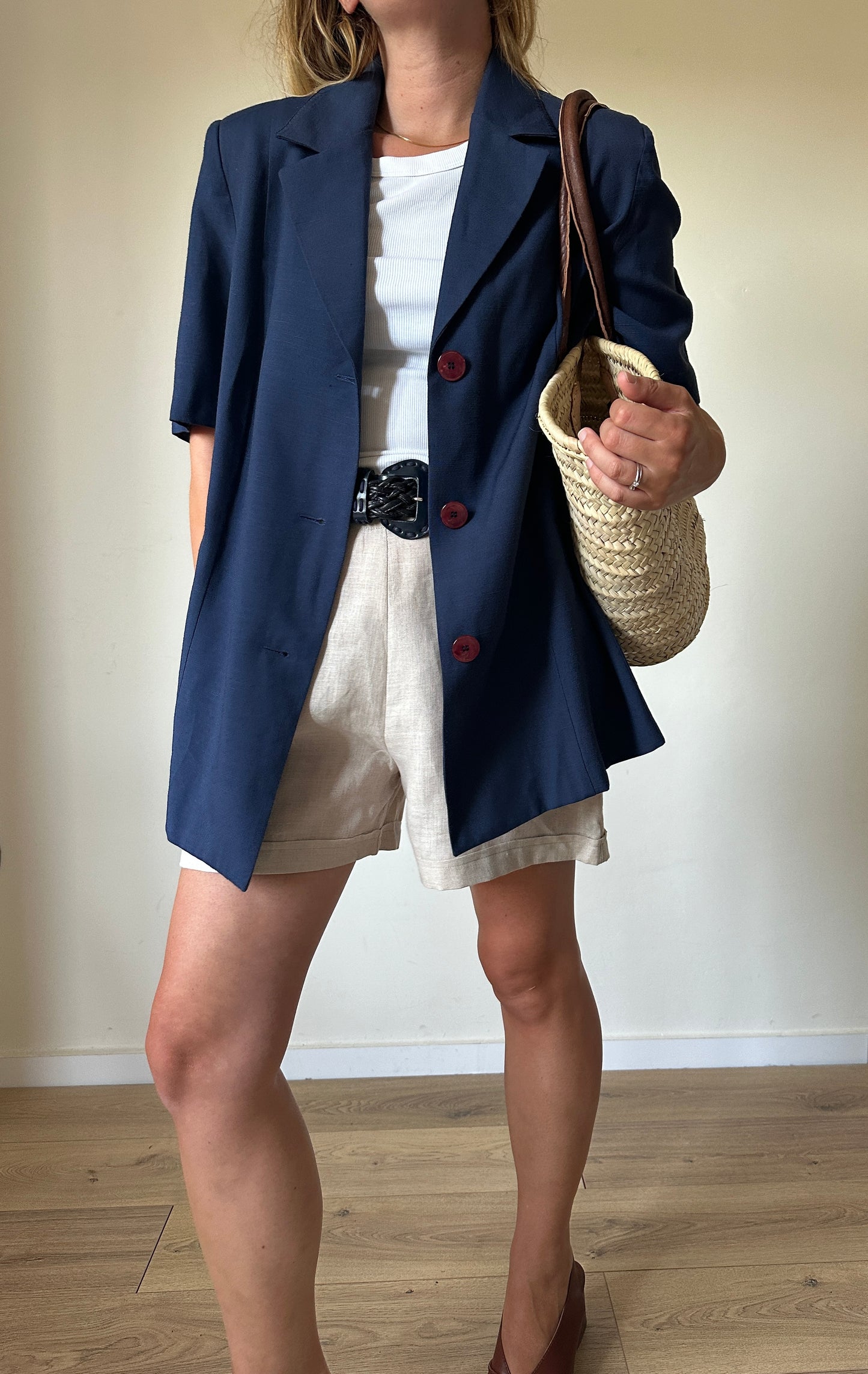 Summer navy blazer