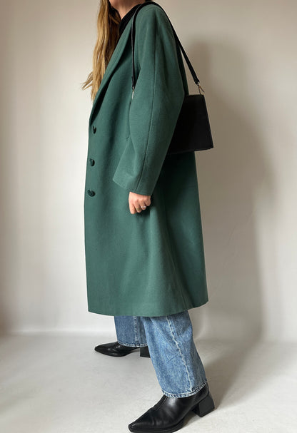 Verde virgin wool coat