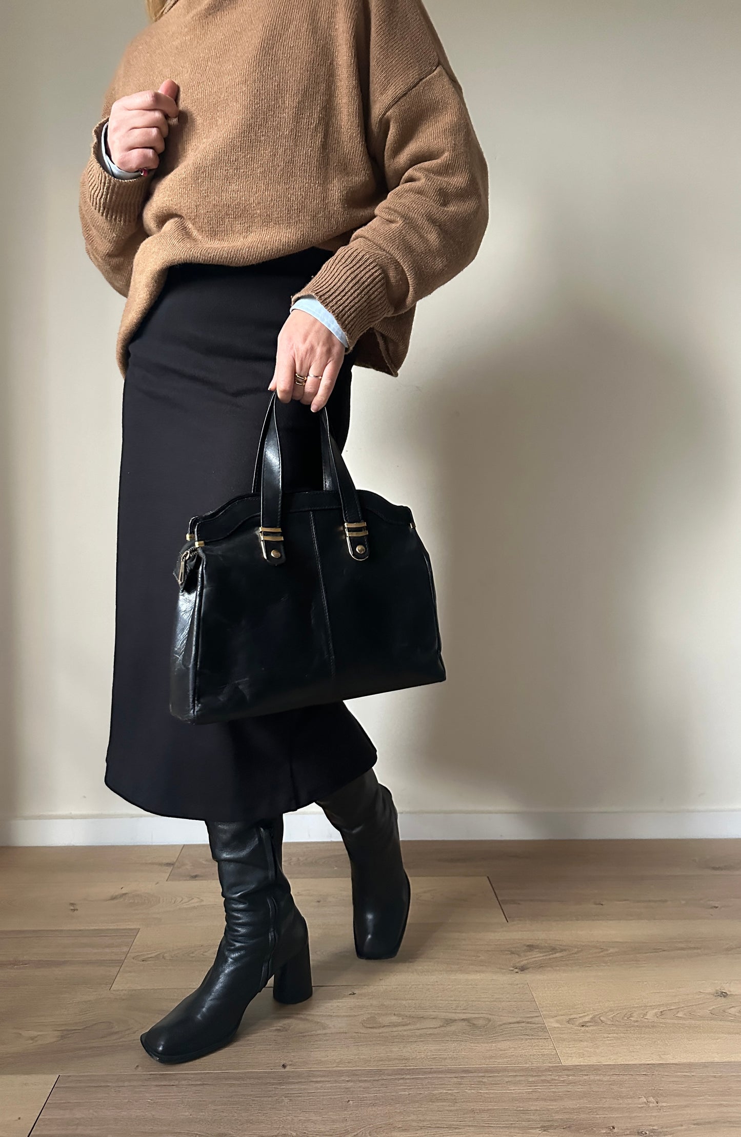 Unique leather bag