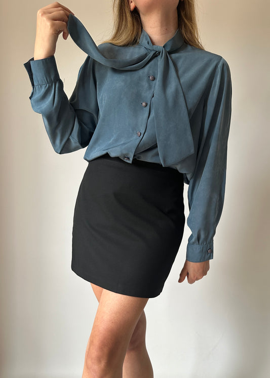 Tailored romantic silk shirt