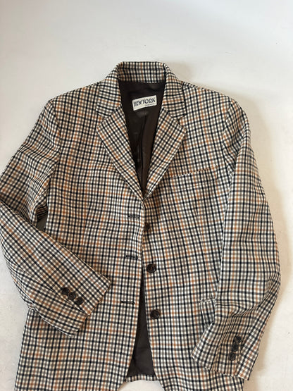 Neutral wool light blazer