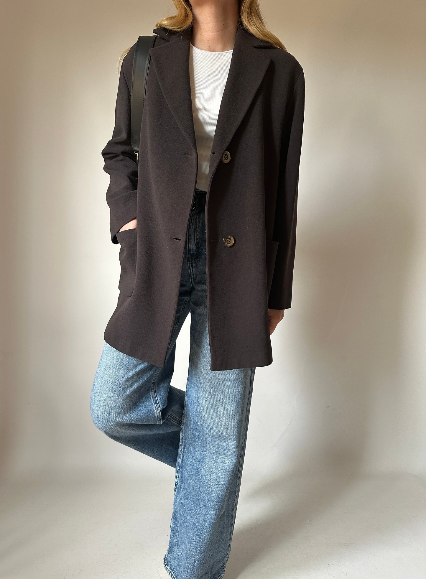 Virgin wool light jacket