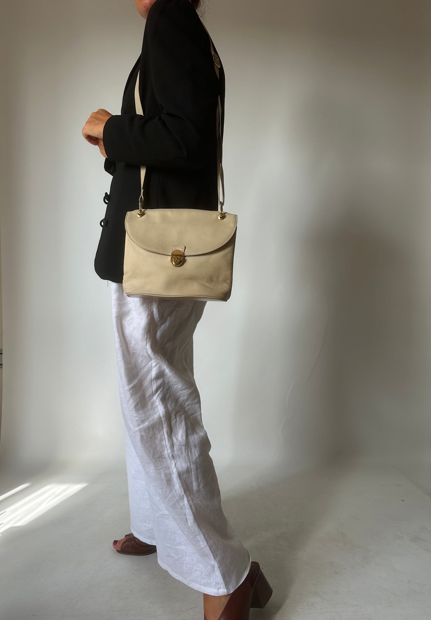 MEDICI cream postina bag