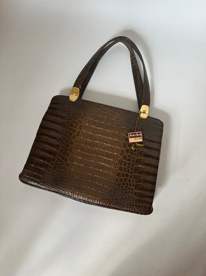 Croco square bag - new