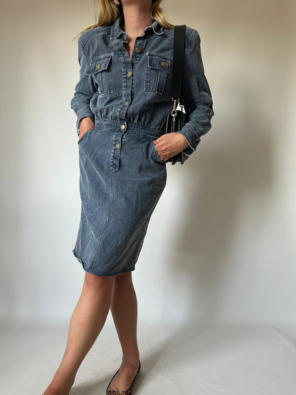 Unique denim dress