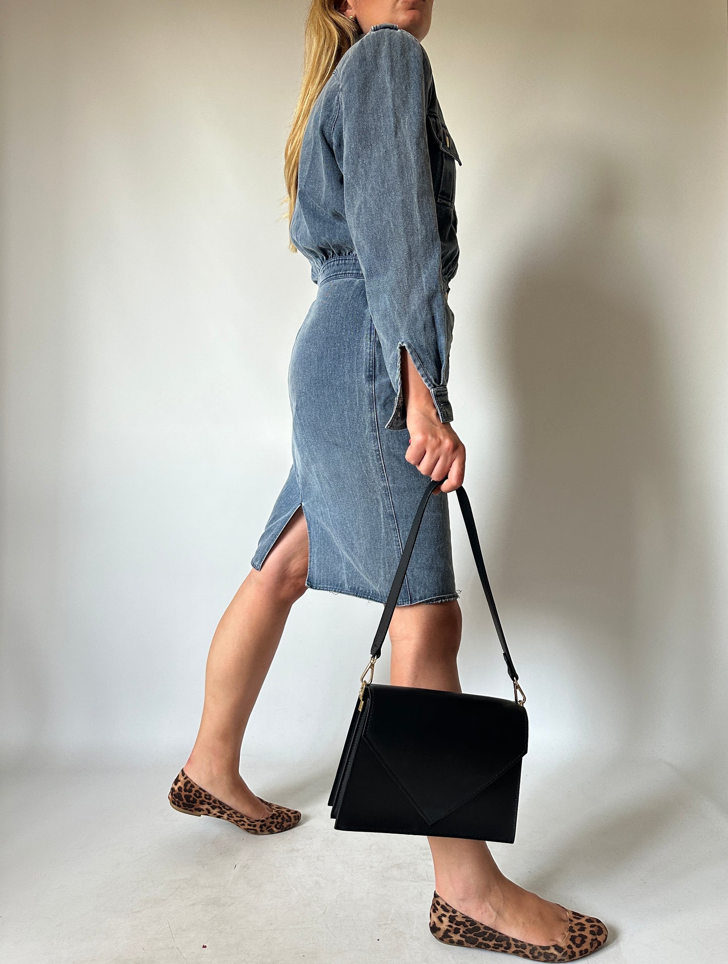 Unique denim dress