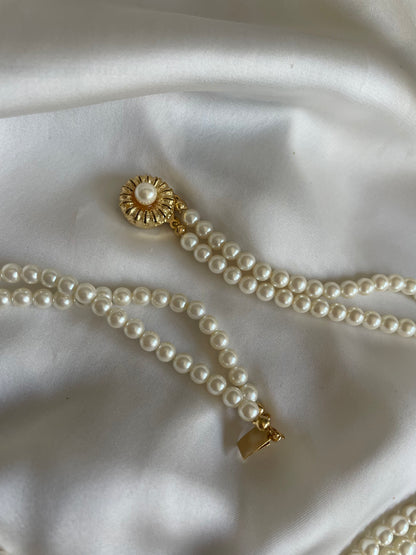 Collana preziosa con perle