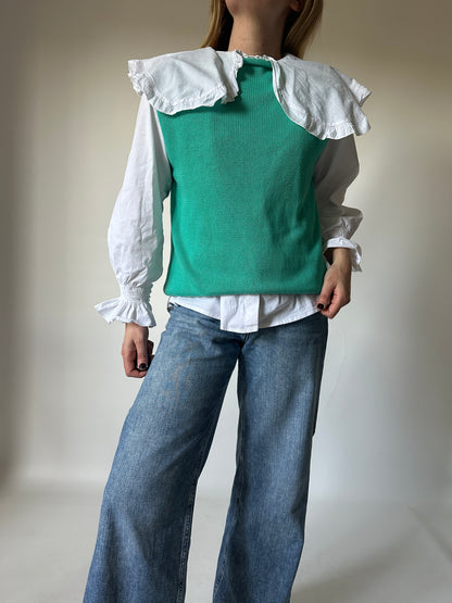 Emerald cotton vest