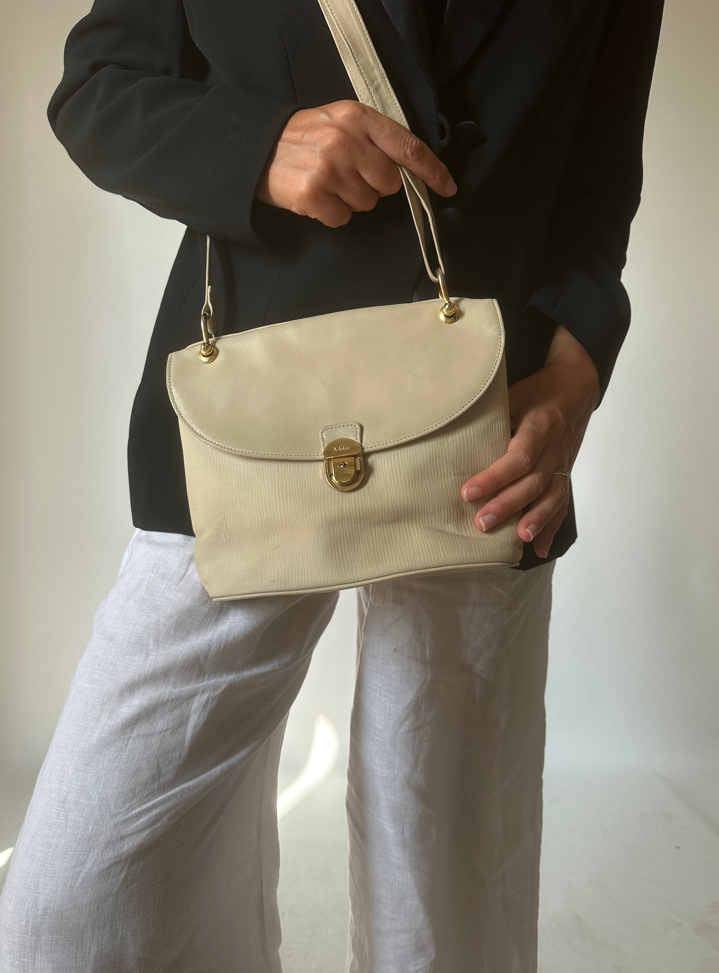 MEDICI cream postina bag