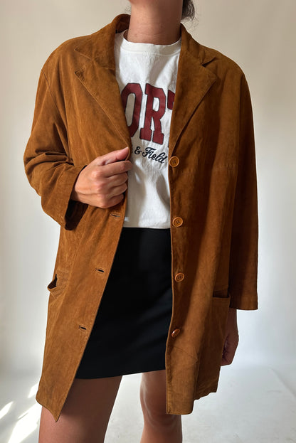 Light suede jacket