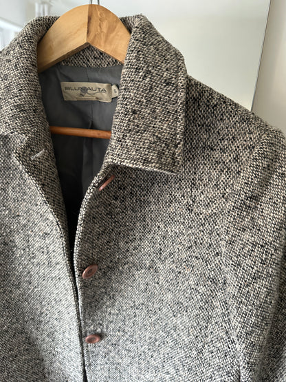 Blunauta 100% wool herringbone coat