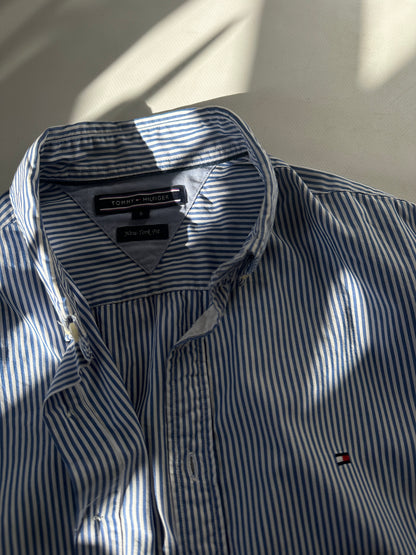 Tommy Hilfiger blue striped shirt