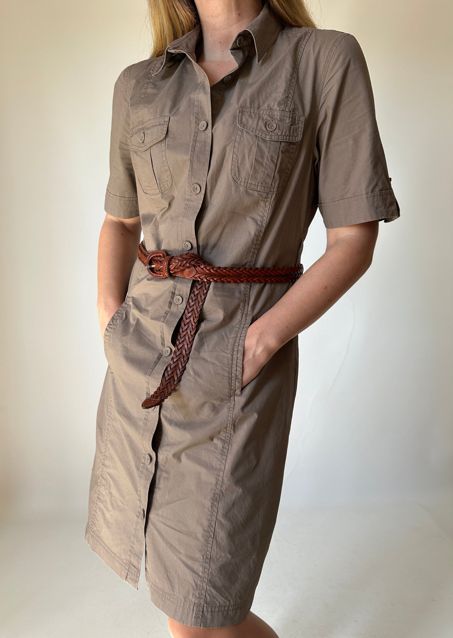 Safari cotton chemisier