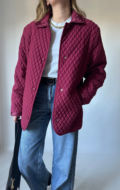 Borgogna quilted jacket