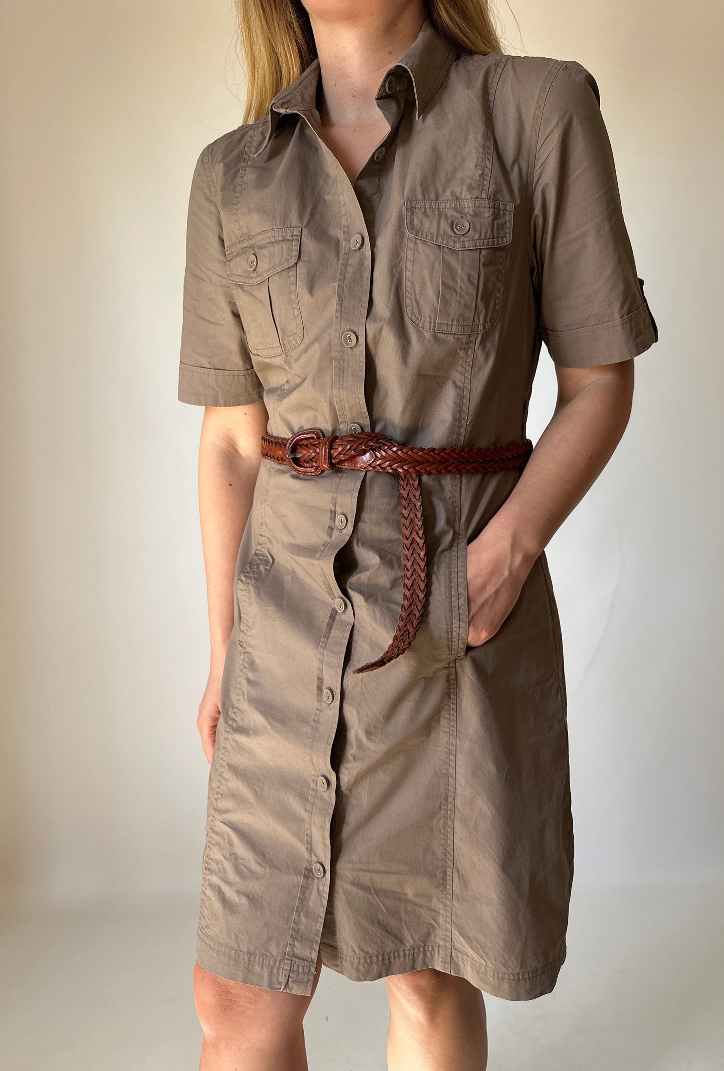 Safari cotton chemisier