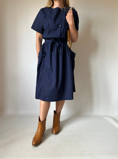 Everyday navy cotton dress