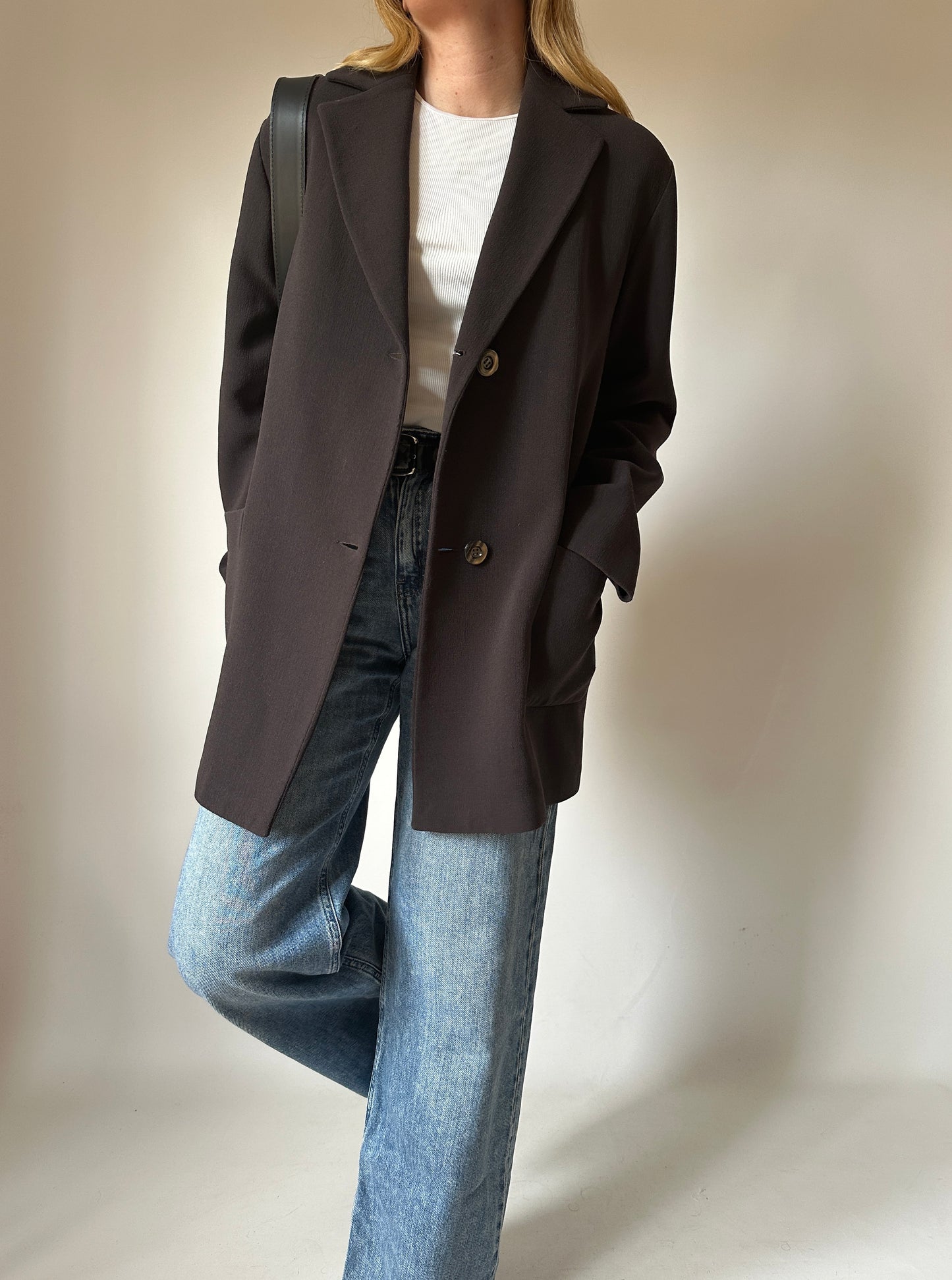 Virgin wool light jacket