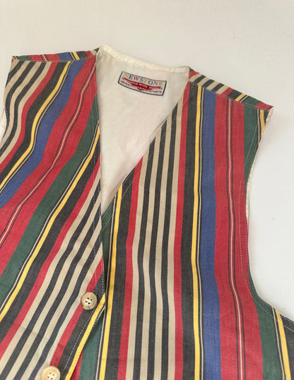 80s colorful gilet