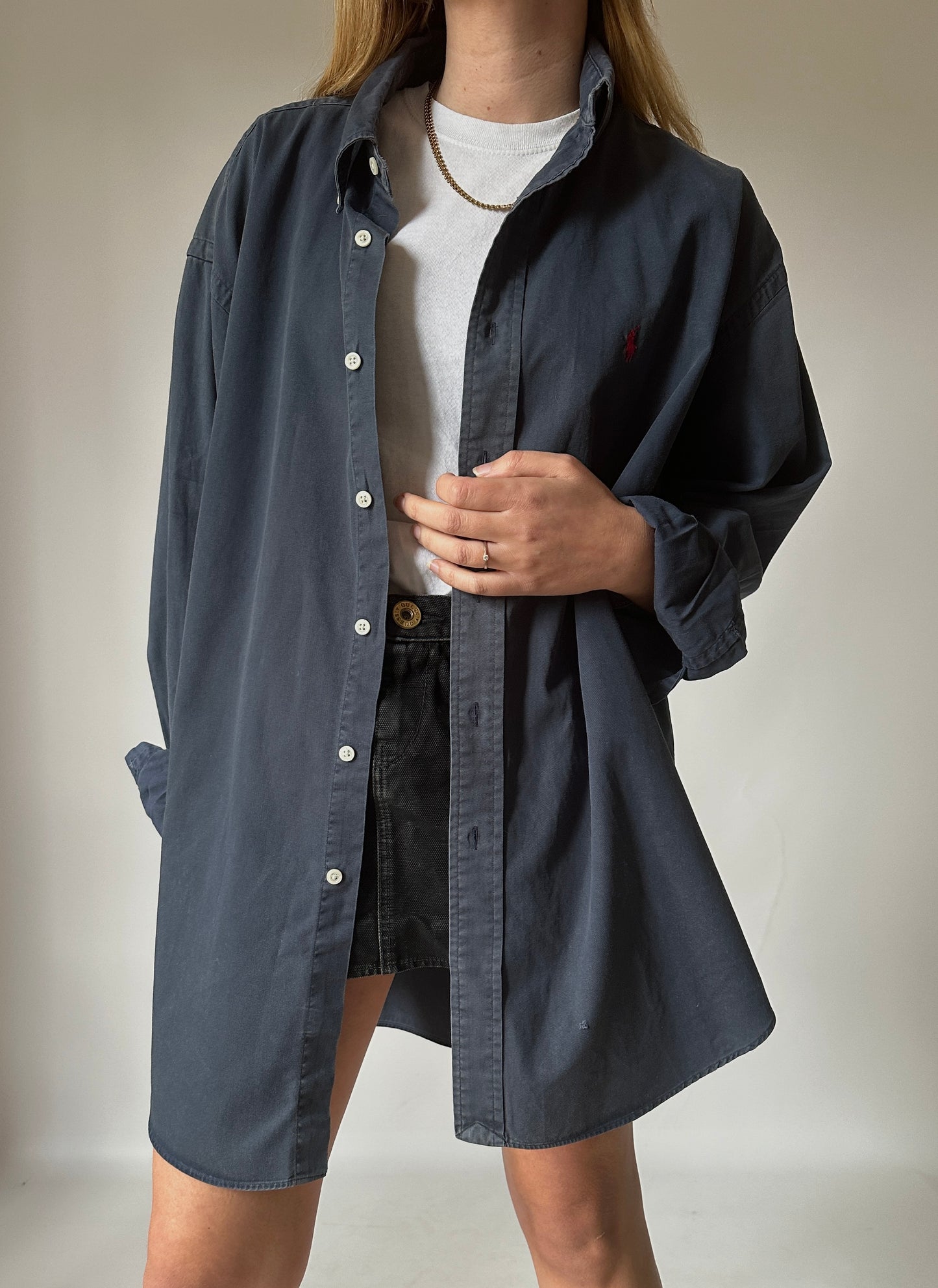 Ralph Lauren blue oversize shirt