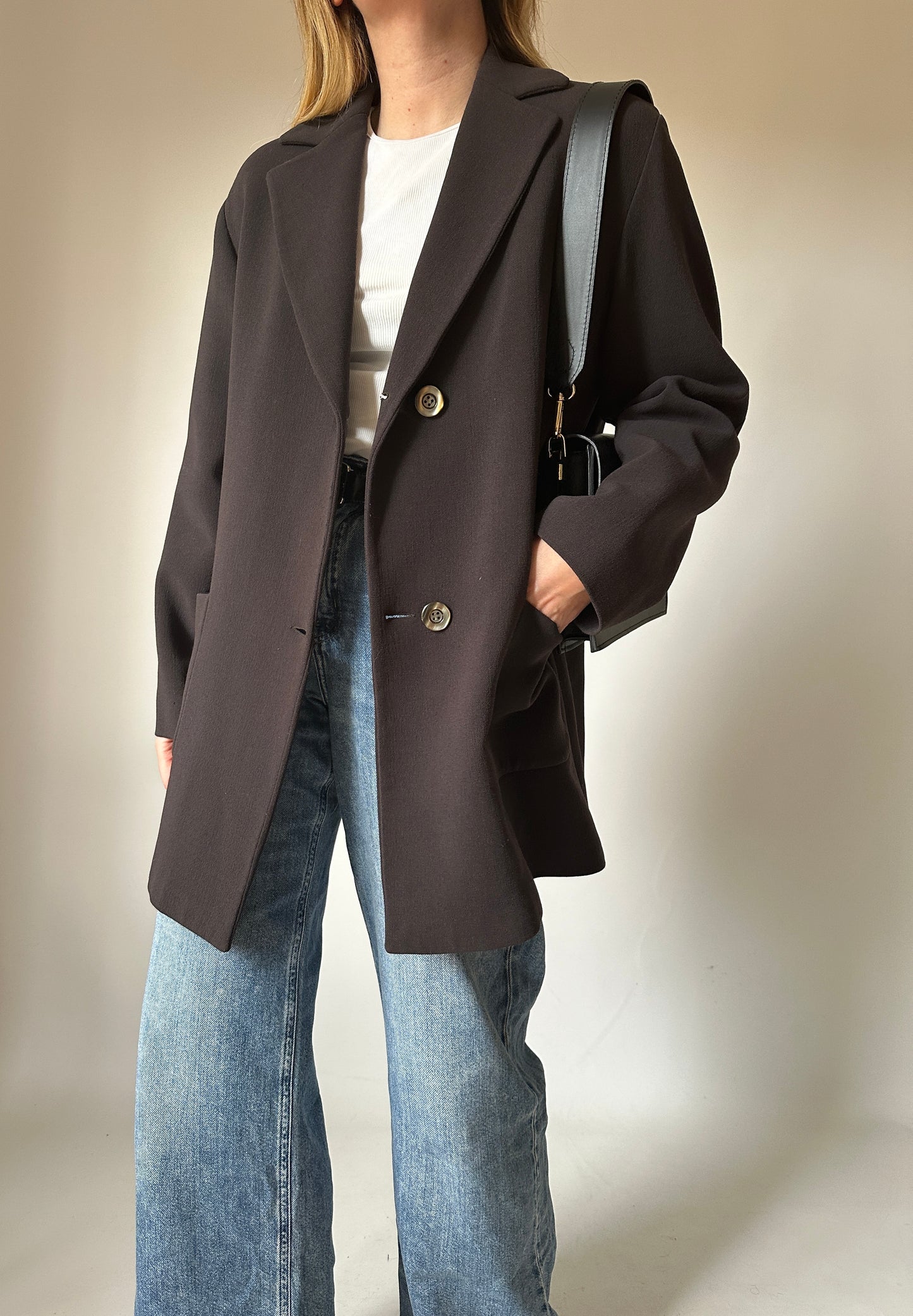 Virgin wool light jacket