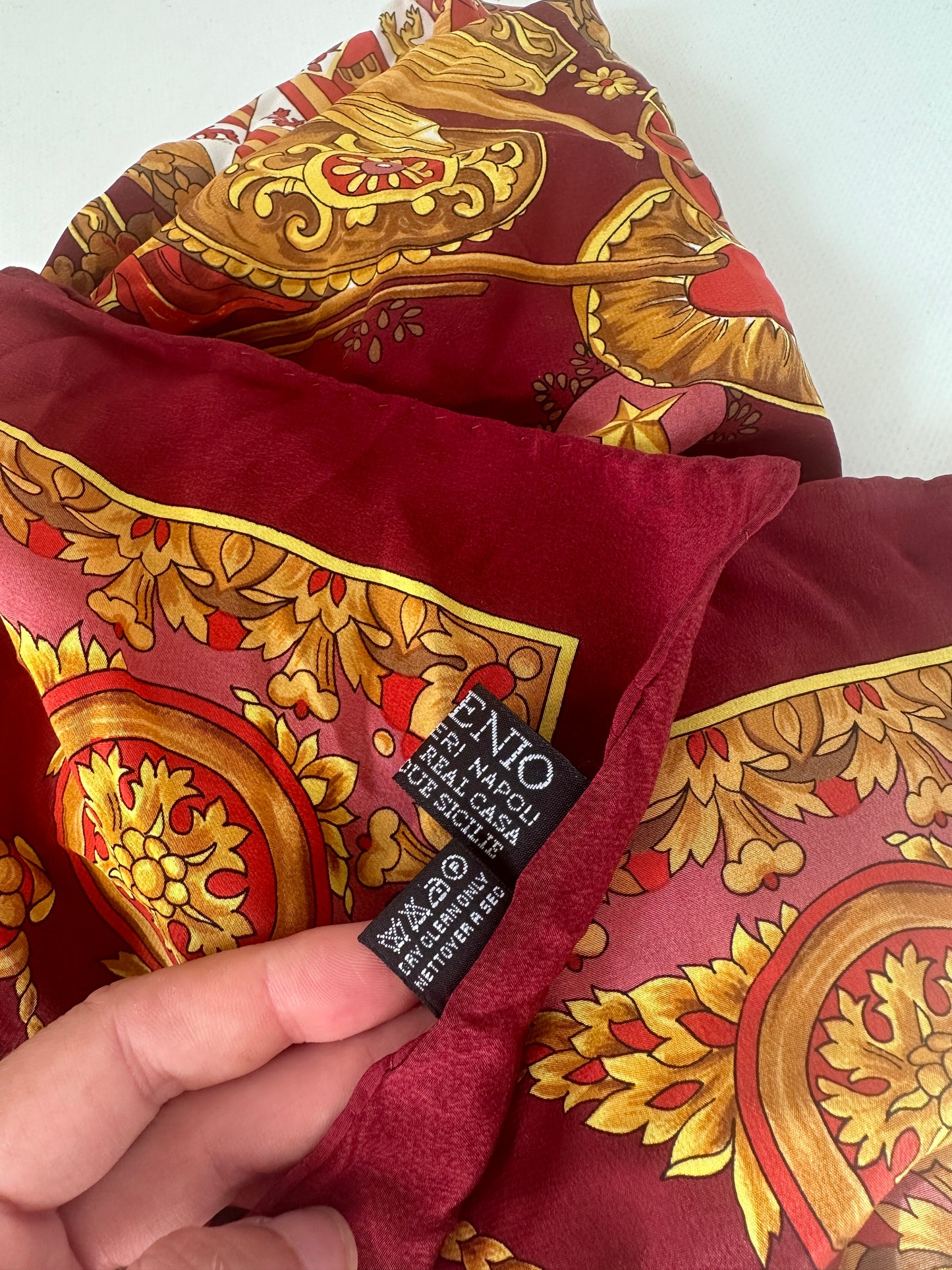 Royal silk scarf