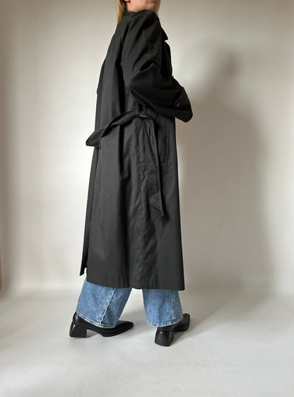 Long black trenchcoat