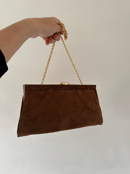 Indispensabile suede clutch