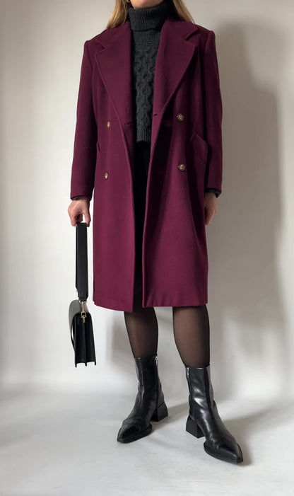 Marella cachemire and wool coat