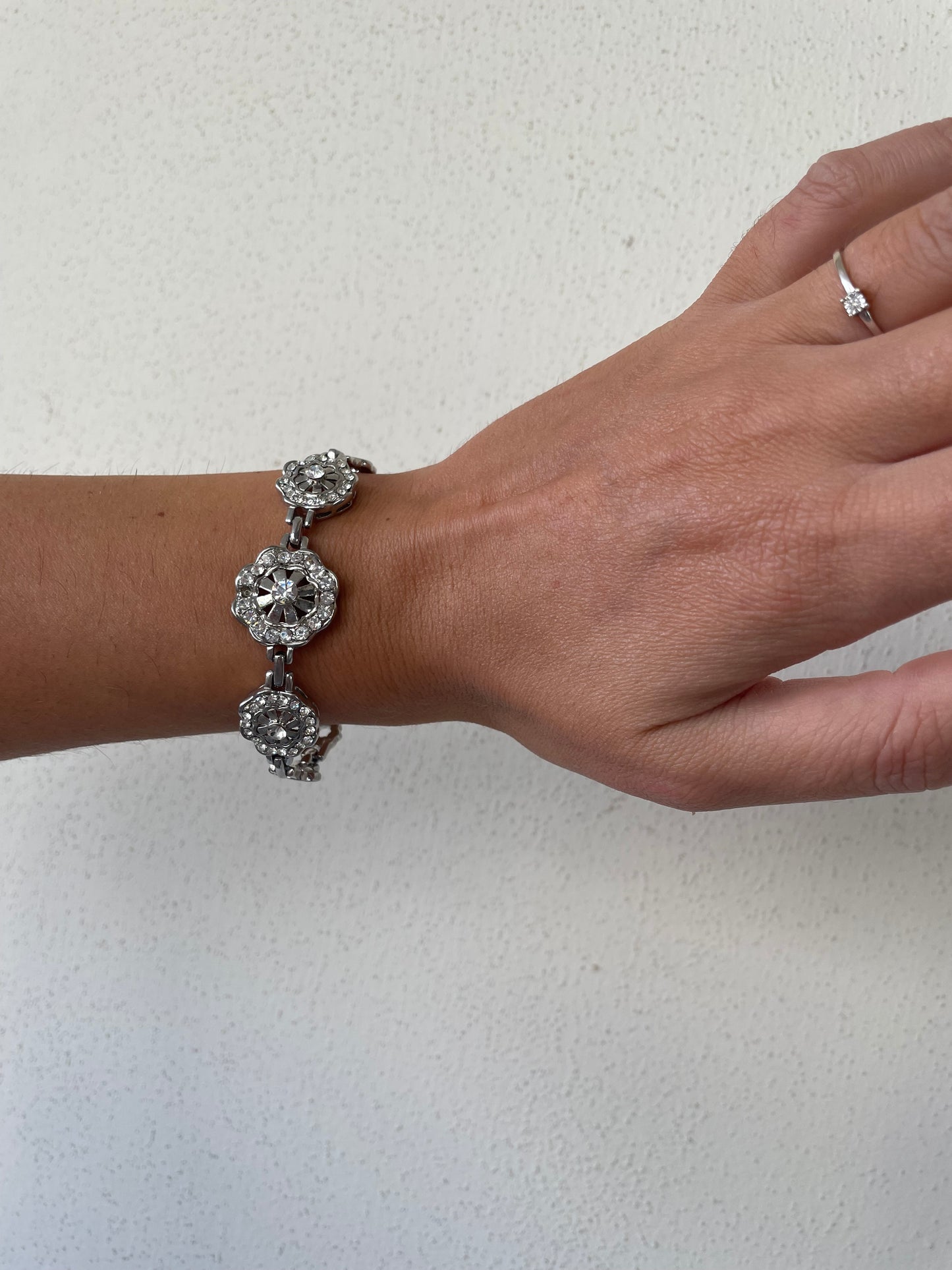 Bracciale silver con zirconi