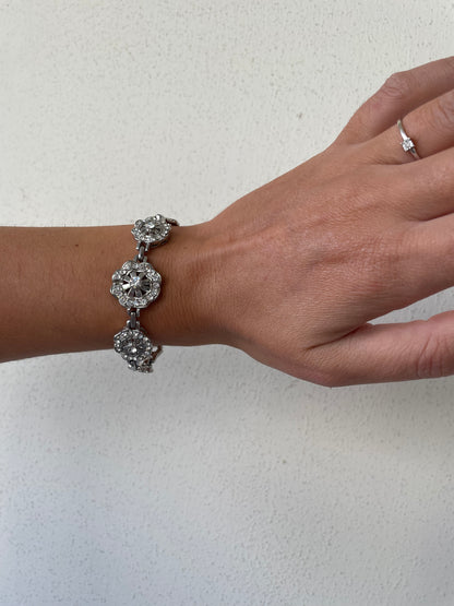 Bracciale silver con zirconi