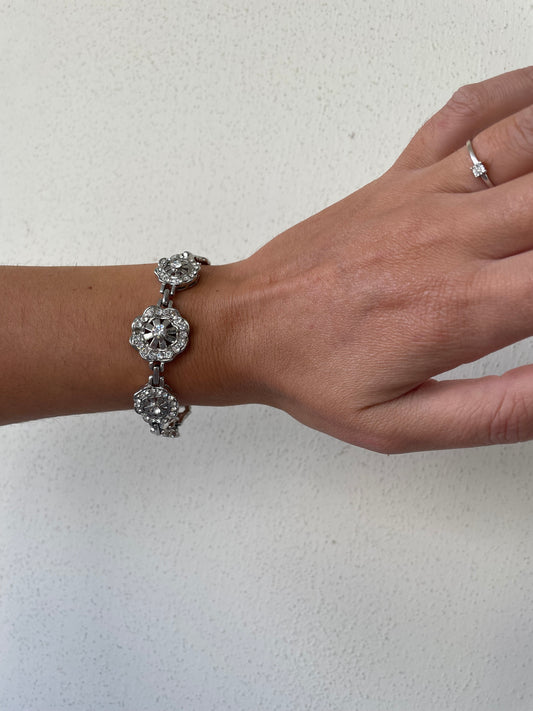 Bracciale silver con zirconi