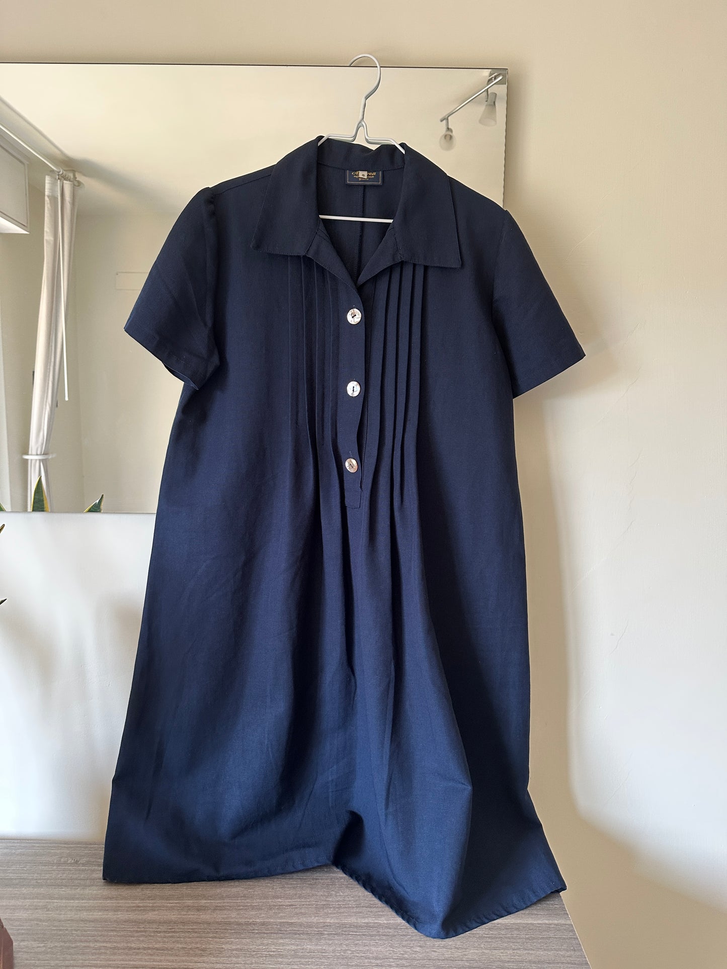 Essential linem and cotton dress