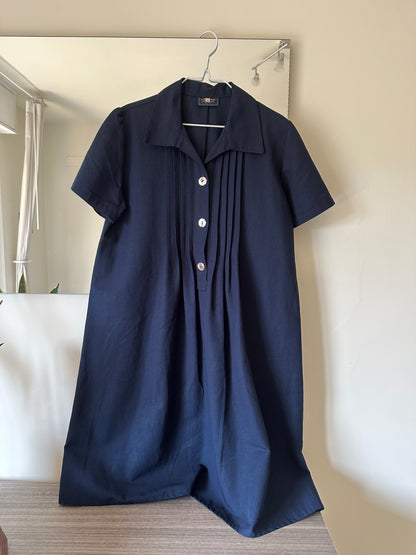 Essential linem and cotton dress